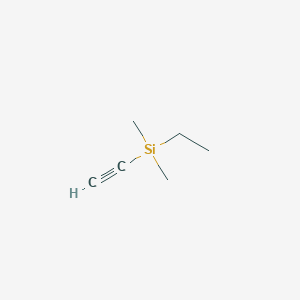 molecular formula C6H12Si B15497975 Ethyl(ethynyl)dimethylsilane CAS No. 1066-98-4