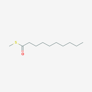 molecular formula C11H22OS B15498009 S-methylthiodecanoate CAS No. 1680-29-1
