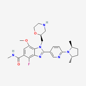 molecular formula C26H33FN6O3 B15498122 c-Myc inhibitor 4 