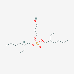 molecular formula C19H41O5P B15498163 Bis(2-ethylhexyl) 3-hydroxypropyl phosphate CAS No. 1323-22-4