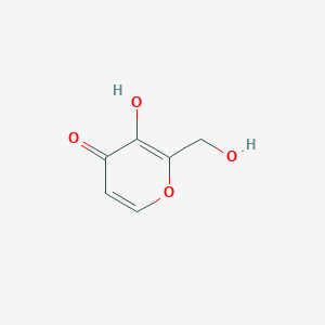 molecular formula C6H6O4 B154983 3-Hydroxy-2-(hydroxymethyl)-4H-pyran-4-one CAS No. 1968-51-0
