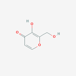 molecular formula C6H6O4 B154983 2-Hydroxymethyl-3-hydroxy-pyran-4(1H)-one CAS No. 1968-51-0