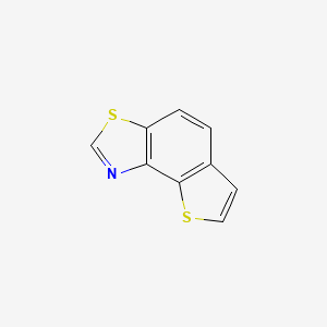 molecular formula C9H5NS2 B15498423 Thieno[2,3-e][1,3]benzothiazole CAS No. 211-36-9