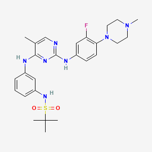 molecular formula C26H34FN7O2S B15498569 BRD4-Kinases-IN-3 