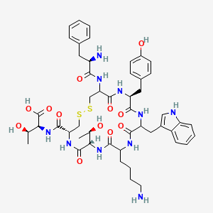 molecular formula C49H64N10O12S2 B15498897 [Tyr3]octreotate 