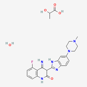 molecular formula C24H29FN6O5 B15498951 CHIR-258 (TKI-258,Dovitinib) 