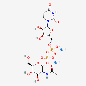 molecular formula C17H27N3Na2O17P2 B15499029 UDP--D-N-Acetylglucosamine Disodium Salt 