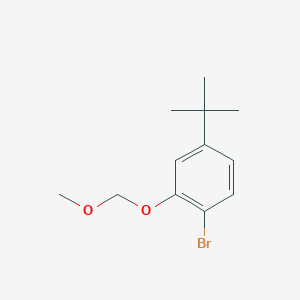 molecular formula C12H17BrO2 B15499089 1-Bromo-4-(t-butyl)-2-(methoxymethoxy)benZene 