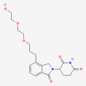 molecular formula C20H26N2O6 B15499367 Phthalimidinoglutarimide-C3-O-PEG2-OH 