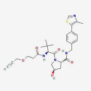 molecular formula C28H36N4O5S B15499509 VHL-alkyne 