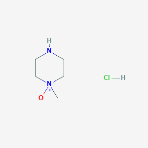 molecular formula C5H13ClN2O B15499520 1-Methylpiperazine 1-oxide hydrochloride 