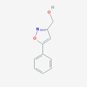 molecular formula C10H9NO2 B154998 (5-苯基异噁唑-3-基)甲醇 CAS No. 1619-37-0