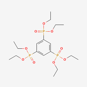 molecular formula C18H33O9P3 B15499867 Hexaethyl benzene-1,3,5-trisphosphonate 