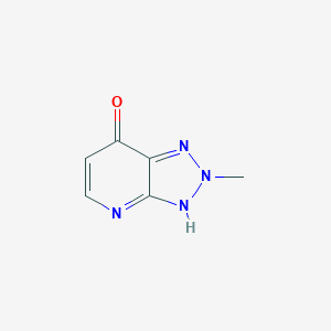 molecular formula C6H6N4O B155001 2-Methyl-3H-triazolo[4,5-b]pyridin-7-one CAS No. 129959-39-3