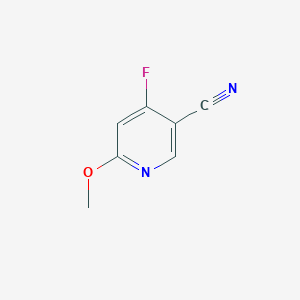 molecular formula C7H5FN2O B15500151 4-Fluoro-6-methoxynicotinonitrile 