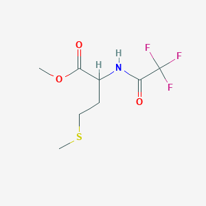 molecular formula C8H12F3NO3S B155003 N-TFA-DL-METHIONINE METHYL ESTER CAS No. 1808-40-8