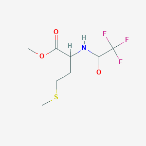molecular formula C8H12F3NO3S B155003 Methyl 4-methylsulfanyl-2-[(2,2,2-trifluoroacetyl)amino]butanoate CAS No. 1808-40-8