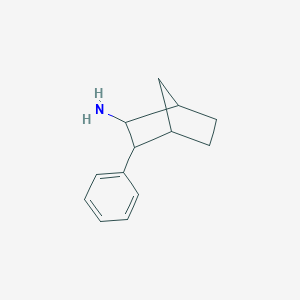 molecular formula C13H17N B155004 3-苯基降冰片烷-2-胺 CAS No. 28051-94-7