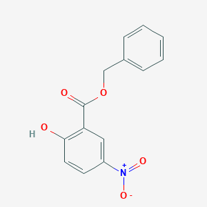 molecular formula C14H11NO5 B155005 Benzyl 2-hydroxy-5-nitrobenzoate CAS No. 155388-71-9