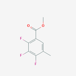 molecular formula C9H7F3O2 B15500981 Methyl 5-methyl-2,3,4-trifluorobenzoate 