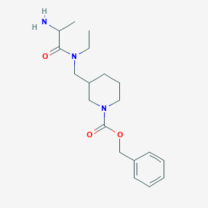 molecular formula C19H29N3O3 B15501047 Benzyl 3-[[2-aminopropanoyl(ethyl)amino]methyl]piperidine-1-carboxylate 