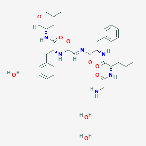 molecular formula C34H52N6O9 B155017 Cyclo(lfgflg) CAS No. 128050-88-4