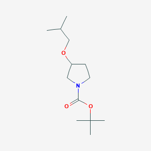 molecular formula C13H25NO3 B15501826 Tert-butyl 3-(2-methylpropoxy)pyrrolidine-1-carboxylate 