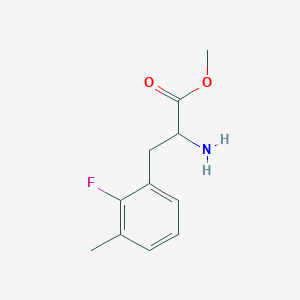 molecular formula C11H14FNO2 B15501964 Methyl 2-amino-3-(2-fluoro-3-methylphenyl)propanoate 