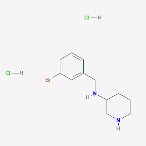 molecular formula C12H19BrCl2N2 B15502421 (R)-N-(3-Bromobenzyl)piperidin-3-amine dihydrochloride 