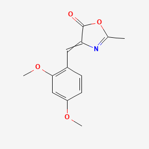 molecular formula C13H13NO4 B15502664 4-[(2,4-dimethoxyphenyl)methylidene]-2-methyl-1,3-oxazol-5(4H)-one CAS No. 782503-75-7