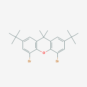 molecular formula C23H28Br2O B155027 4,5-Dibromo-2,7-di-tert-butyl-9,9-dimethylxanthene CAS No. 130525-43-8