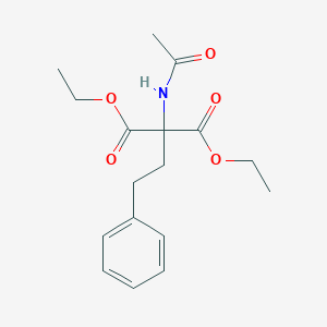 molecular formula C17H23NO5 B015503 Diethyl 2-acetamido-2-phenethylmalonate CAS No. 5463-92-3