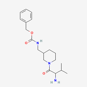 molecular formula C19H29N3O3 B15503108 Benzyl ((1-((S)-2-amino-3-methylbutanoyl)piperidin-3-yl)methyl)carbamate 