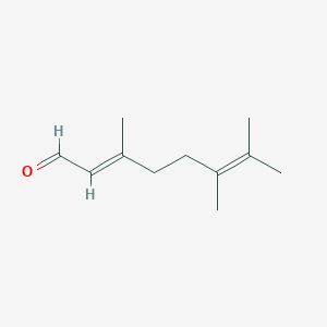 molecular formula C11H18O B155035 2,6-Octadienal, 3,6,7-trimethyl- CAS No. 1891-67-4