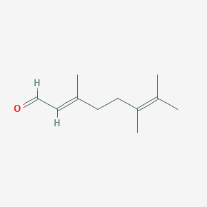 molecular formula C11H18O B155035 3,6,7-Trimethyl-2,6-octadienal CAS No. 1891-67-4