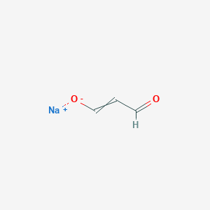 molecular formula C3H3NaO2 B15503519 sodium(Z)-3-oxoprop-1-en-1-olate 