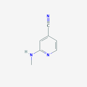 molecular formula C7H7N3 B155036 2-(methylamino)isonicotinonitrile CAS No. 137225-13-9