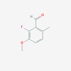 molecular formula C9H9FO2 B15503625 2-Fluoro-3-methoxy-6-methylbenzaldehyde 