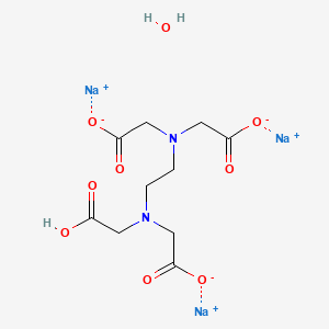 molecular formula C10H15N2Na3O9 B15503778 EDTA (trisodium hydrate) 