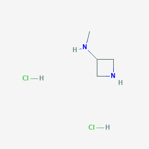 molecular formula C4H12Cl2N2 B155039 N-Methylazetidin-3-amine dihydrochloride CAS No. 136293-86-2