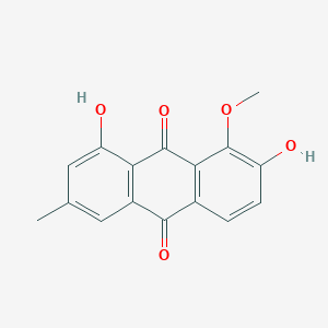 molecular formula C16H12O5 B015504 1-O-Methylnataloe-emodin CAS No. 103392-51-4