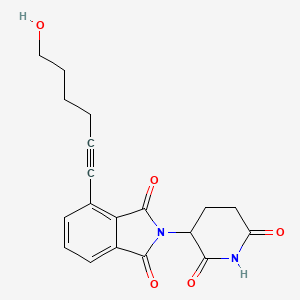 molecular formula C19H18N2O5 B15504164 Thalidomide-propargyl-C3-OH 