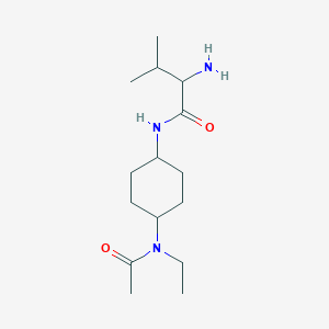 molecular formula C15H29N3O2 B15504942 N-[4-[acetyl(ethyl)amino]cyclohexyl]-2-amino-3-methylbutanamide 