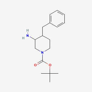 molecular formula C17H26N2O2 B15504999 Tert-butyl trans-3-amino-4-benzylpiperidine-1-carboxylate 