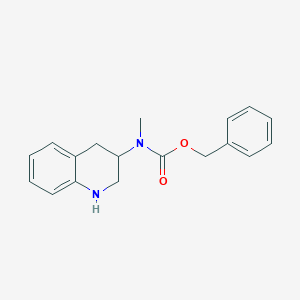 molecular formula C18H20N2O2 B15505134 benzyl N-methyl-N-(1,2,3,4-tetrahydroquinolin-3-yl)carbamate 