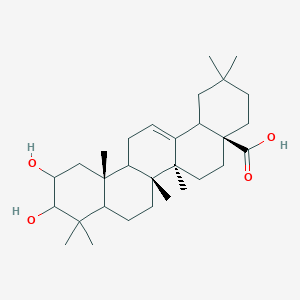 molecular formula C30H48O4 B15505365 Crategolic acid;2alpha-Hydroxyoleanolic acid 