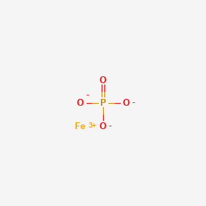 molecular formula FePO4 B155054 Ferric phosphate CAS No. 10045-86-0