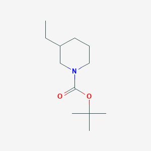 molecular formula C12H23NO2 B15505989 Tert-butyl 3-ethylpiperidine-1-carboxylate 