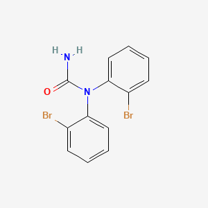 molecular formula C13H10Br2N2O B15505995 1,1-Bis(2-bromophenyl)urea 