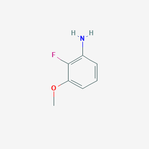 molecular formula C7H8FNO B155075 2-Fluoro-3-methoxyaniline CAS No. 801282-00-8